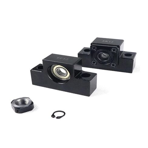 EKEF10/EKEF12/EKEF15/EK20EF20 Screw Support Bracket Fixed Bracket Linear Bearing EKEF for Ball Screw SFU(EKEF12) in Saudi Arabia