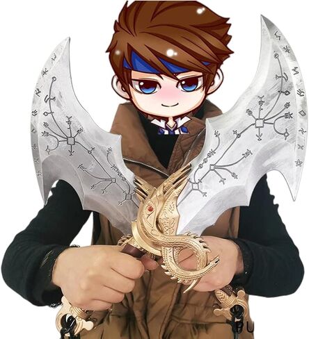 دامدوس دعامة الهالوين لشفرات الله من سكين إسفنجي أثينا، كراتوين كاتانوا سيف الساموراي أسلحة هدايا أعياد الميلاد (شفرات أثينا) in Kuwait