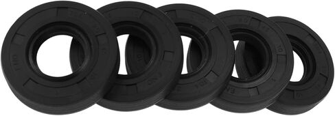 Universal Oil Seal TG4 Lip Seal Ring Rotary Shaft Seal 38x50x10mm High Pressure NBR Rubber Black 5 Pcs in Saudi Arabia