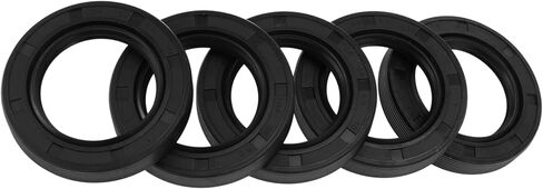 Universal Oil Seal TG4 Lip Seal Ring Rotary Shaft Seal 38x50x10mm High Pressure NBR Rubber Black 5 Pcs in Saudi Arabia