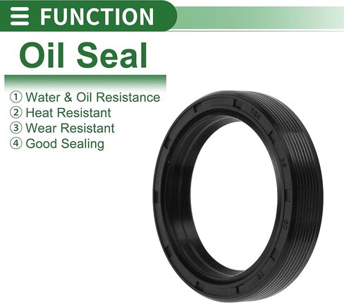 Universal Oil Seal TG4 Lip Seal Ring Rotary Shaft Seal 38x50x10mm High Pressure NBR Rubber Black 5 Pcs in Saudi Arabia