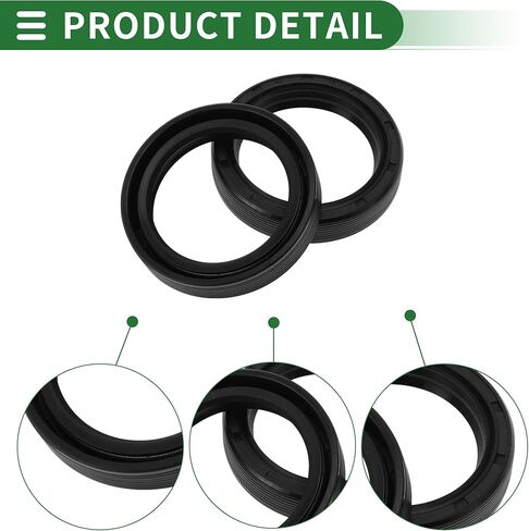 Universal Oil Seal TG4 Lip Seal Ring Rotary Shaft Seal 38x50x10mm High Pressure NBR Rubber Black 5 Pcs in Saudi Arabia