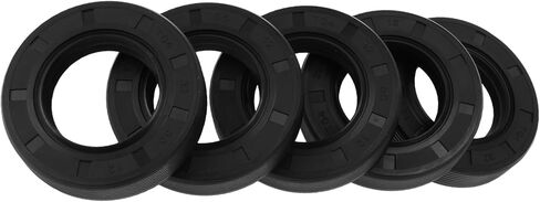 Universal Oil Seal TG4 Lip Seal Ring Rotary Shaft Seal 38x50x10mm High Pressure NBR Rubber Black 5 Pcs in Saudi Arabia