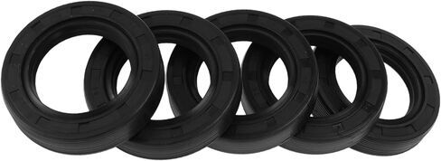 Universal Oil Seal TG4 Lip Seal Ring Rotary Shaft Seal 38x50x10mm High Pressure NBR Rubber Black 5 Pcs in Saudi Arabia