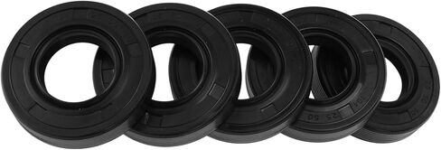 Universal Oil Seal TG4 Lip Seal Ring Rotary Shaft Seal 38x50x10mm High Pressure NBR Rubber Black 5 Pcs in Saudi Arabia