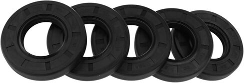 Universal Oil Seal TG4 Lip Seal Ring Rotary Shaft Seal 38x50x10mm High Pressure NBR Rubber Black 5 Pcs in Saudi Arabia