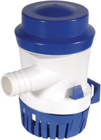 PENTAIR SHURFLO 355-110-10 Bilge Pump, 700 GPH Submersible Marine Pump, Anti-Airlock, ABS Housing, Nylon Impeller, Ignition Protected, 12V DC, CE Certified in Saudi Arabia