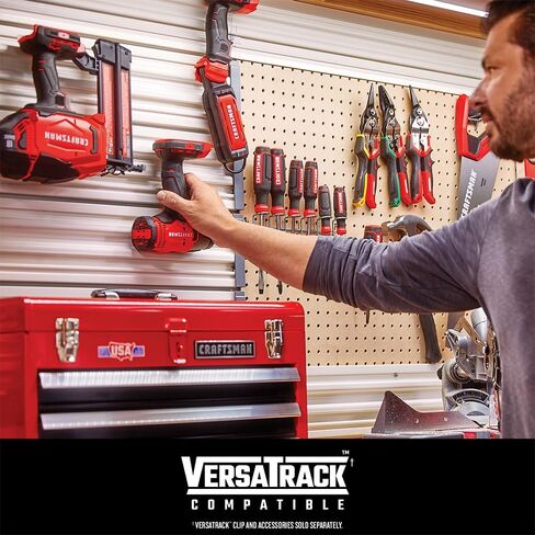 CRAFTSMAN V20 Stick Vacuum Cordless Rechargeable,3 Speed, Lightweight, Powerful Suction, Brushless, Extended Runtime, Battery and Charger Included (CMCVS501M1) in Saudi Arabia
