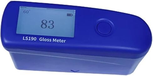 قياس لامع، LS190 مقياس لمعان رقمي 60 درجة مقياس لمعان 0-200GU جهاز اختبار لمعان لطلاء السيارات وسطح الورق البلاستيكي والرخام، لقياس الحجر والطلاء والحبر والرخام in Kuwait