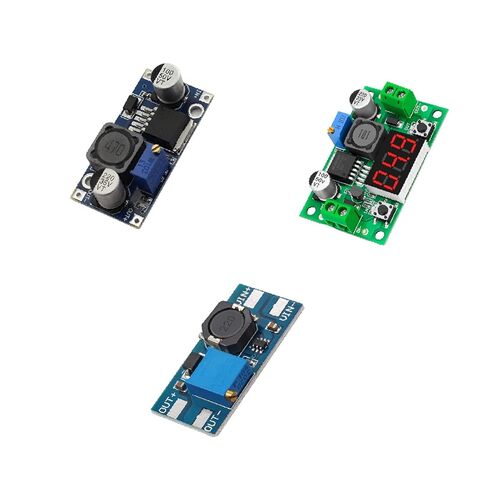 DC-DC Converter 22-Pack: 10 LM2596 Buck + 10 Boost + 2 LED-Display Buck Modules (3.2-40V Input / 1.25-37V Output) in Saudi Arabia