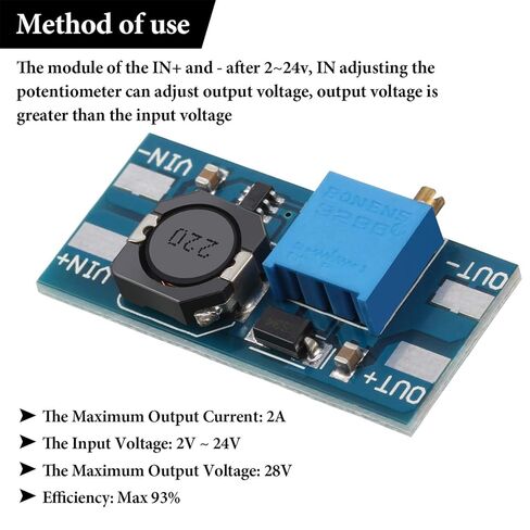 DC-DC Converter 22-Pack: 10 LM2596 Buck + 10 Boost + 2 LED-Display Buck Modules (3.2-40V Input / 1.25-37V Output) in Saudi Arabia