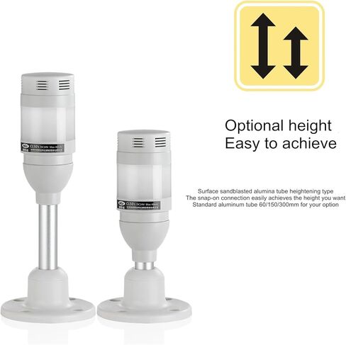 24V Industrial Signal Tower Safety Stack Alarm Light Three-Color in 1 Layer Buzzer Caution Equipment Warning Lamp for Machines in Saudi Arabia