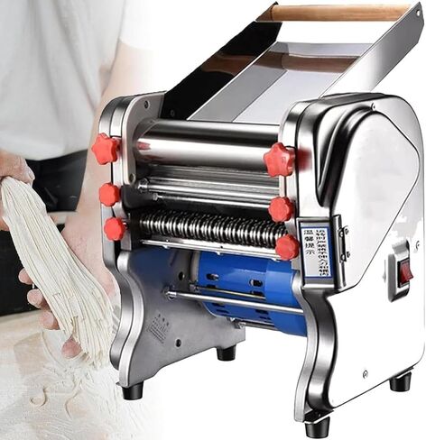550w Automatic Noodle Machine, Pasta Makers Machine, Commercial Dough Roller Machine for Spaghetti Home & Commercial Use, Fkm160 in Saudi Arabia