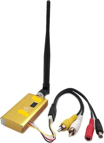 Wireless Video Transmitter Receiver AV,Compatiblefor FPV Quadcopter Racing Drones DIY Parts(1.5W Transmitter) in Saudi Arabia