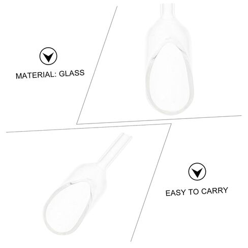Ciieeo Laboratory Weighing Scoop Glass Weighing Funnel Easy Pour -Piece Set for Measuring Powders Liquids for Experimental Use in Saudi Arabia