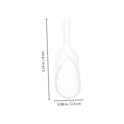 Ciieeo Laboratory Weighing Scoop Glass Weighing Funnel Easy Pour -Piece Set for Measuring Powders Liquids for Experimental Use in Saudi Arabia