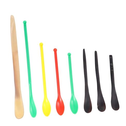 Ciieeo 8pcs Portable Laboratory Sampling Lightweight Spoons with Long Handle for Easy Sample Retrieval Practical Tools for and Experiment Use Random Color Random Color in Saudi Arabia