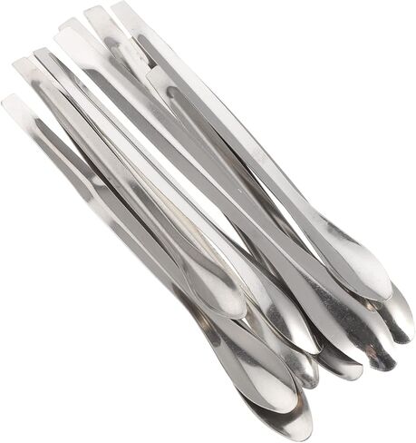 OUNONA 12Pcs Stainless Steel Measuring Spoon for Laboratory Experiments for Chemistry and Research Applications Multipurpose Lab Scoop Tool in Saudi Arabia