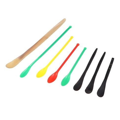 MAGICLULU 8pcs Portable Laboratory Sampling Spoons Medicine Scoops for Use Lightweight Experiment Tools with Long Handles for Deep Retrieval Random Color Random Color in Saudi Arabia