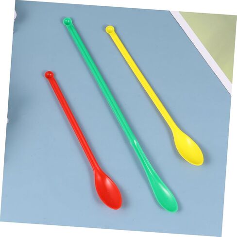 MAGICLULU 8pcs Portable Laboratory Sampling Spoons Medicine Scoops for Use Lightweight Experiment Tools with Long Handles for Deep Retrieval Random Color Random Color in Saudi Arabia