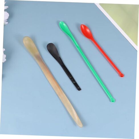 MAGICLULU 8pcs Portable Laboratory Sampling Spoons Medicine Scoops for Use Lightweight Experiment Tools with Long Handles for Deep Retrieval Random Color Random Color in Saudi Arabia