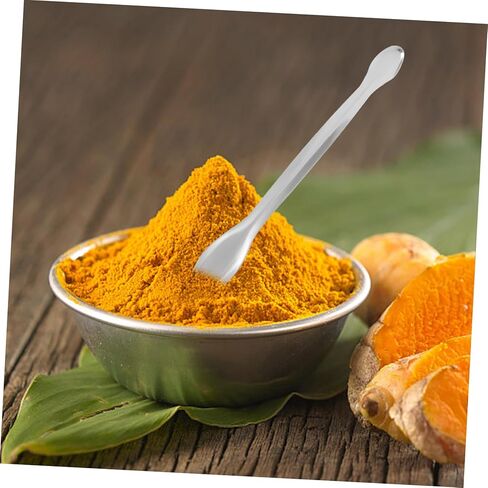 GARVALON 10pcs Measuring Spoons Double Laboratory Scoops for Accurate Sample Measurement and Chemical Transfer for Labs and Research Use in Kuwait