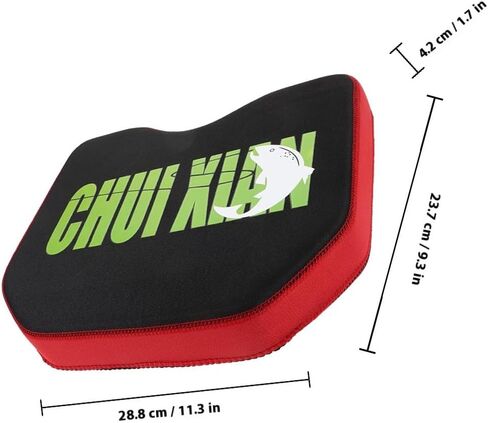 Kisangel Thick Waterproof Fishing Seat Cushion with High Resilience Memory Foam, Black Elastic Padded Boat and Kayak Chair Accessory for Outdoor Fishing Comfort in Saudi Arabia