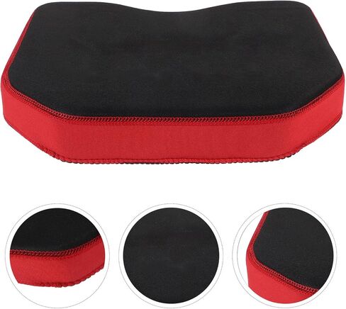 Kisangel Thick Waterproof Fishing Seat Cushion with High Resilience Memory Foam, Black Elastic Padded Boat and Kayak Chair Accessory for Outdoor Fishing Comfort in Saudi Arabia