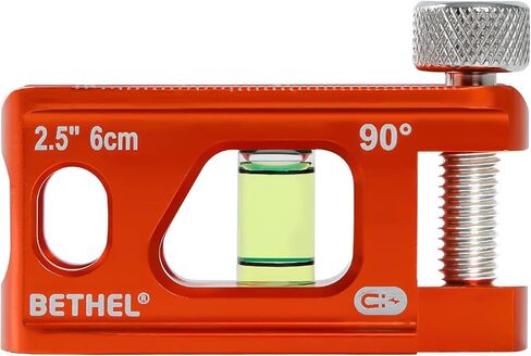 BETHEL Torpedo Level, Magnetic Conduit Level with 4 Vials, V-Groove and Magnet Track,Aluminum Alloy Construction, High Viz Black (9 inch) in Kuwait