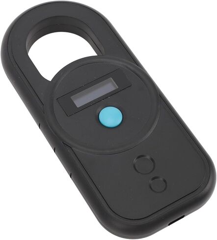 Microchip Reader USB Interface, Sensitivity Portable Rechargeable Animal Microchip Scanner, 128 Information Storage Chip ID Tag Scanner with Dual Frequency for (White) (Black) in Saudi Arabia