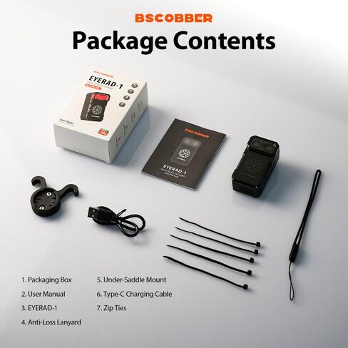 ضوء خلفي رادار الدراجة الذكي، نظام تنبيه خلفي 140 متر مع تنبيه ذكي للفرامل والاقتراب، ضوء خلفي مقاوم للماء لركوب الدراجات لمدة 25 ساعة in Kuwait