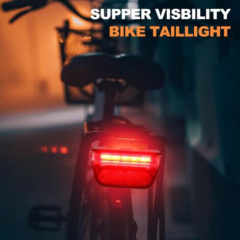 ضوء فلاش Ebike الخلفي رؤية واسعة 220 درجة، يناسب فتحات الرف 50 مم، ضوء خلفي للدراجة الكهربائية 6V-48V مع موصل SM/مقاوم للماء (موصل SM) in Kuwait