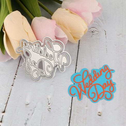 8 Pieces Alphabets Dies for Card Making DIY Scrapbooking Happy Mothers Day,Happy Fathers Day,Happy Anniversary,Happy Birthday,Best Wishes Metal Cutting Dies for Paper Crafting Arts Crafts Die Cuts in Saudi Arabia