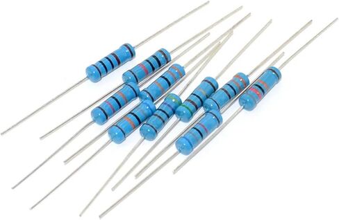 10Pcs 3W Metal Film Resistor 5.1R 51R 510R 5.1K 51K 510Kohm 5.1 51 510 Ohm Accuracy 1% Five-Color Ring Resistance 0.1R-910K(MF 3W 91K 10pcs) in Saudi Arabia