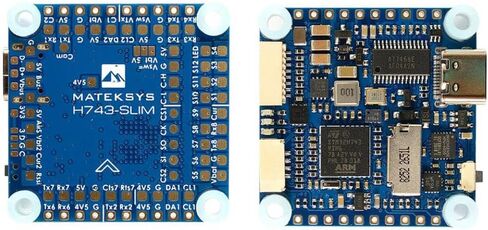 وحدة التحكم في الطيران Matek H743 Slim V3 متوافقة مع طائرات FPV بدون طيار STM32H743VIT6 BEC ICM20602 بارومتر Blackbox متوافق مع 2-8S in Kuwait