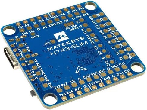 وحدة التحكم في الطيران Matek H743 Slim V3 متوافقة مع طائرات FPV بدون طيار STM32H743VIT6 BEC ICM20602 بارومتر Blackbox متوافق مع 2-8S in Kuwait