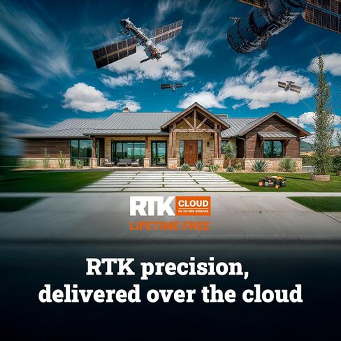 Worx Landroid Vision Cloud 4WD Robot Lawn Mower، بدون جزازة روبوت سلكية محيطية لمساحة 1 فدان، تجنب عقبات الذكاء الاصطناعي + ملاحة سحابية RTK، منحدر 84%، رسم الخرائط التلقائي، التحكم في التطبيق، القطع إلى الصفر، WR344 in Kuwait