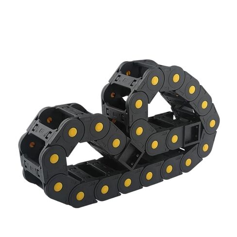 Series 45 X 60mm 75mm 100mm 125mm 150mm 200mm L1000mm Nylon Cable Drag Chain Wire Carrier with End Connectors Towline!(100mm,45x125 mm,Enclosed Type) in Kuwait