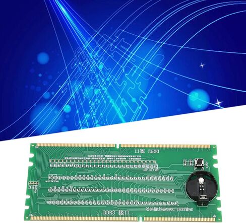 Yunseity Computer Memory Tester, DDR2 DDR3 Mainboard Tester with LED for and Motherboards, PCB Material Light Emitting Diodes for No Boot No Display Repair in Saudi Arabia