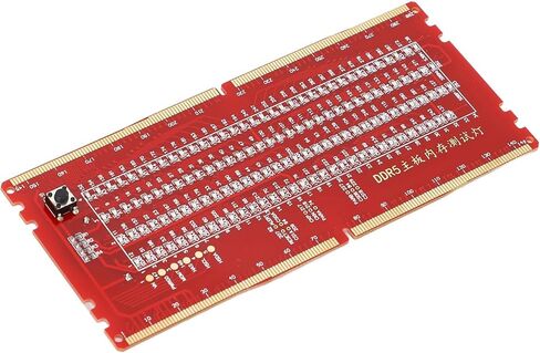 DDR5 Desktop Mainboard Test Card, Memory Slot Tester Board with LED Light, Supports and Motherboards, No External Power Needed, Essential Tool for Computer Repair and Mai in Kuwait
