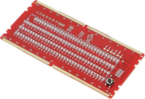 DDR5 Desktop Mainboard Test Card, Memory Slot Tester Board with LED Light, Supports and Motherboards, No External Power Needed, Essential Tool for Computer Repair and Mai in Kuwait