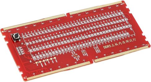 DDR5 Desktop Mainboard Test Card, Memory Slot Tester Board with LED Light, Supports and Motherboards, No External Power Needed, Essential Tool for Computer Repair and Mai in Kuwait
