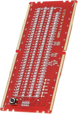 DDR5 Desktop Mainboard Test Card, Memory Slot Tester Board with LED Light, Supports and Motherboards, No External Power Needed, Essential Tool for Computer Repair and Mai in Kuwait