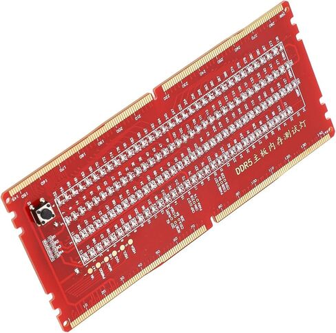 DDR5 Desktop Mainboard Test Card, Memory Slot Tester Board with LED Light, Supports and Motherboards, No External Power Needed, Essential Tool for Computer Repair and Mai in Kuwait