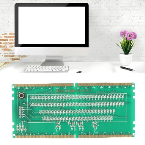جهاز اختبار ذاكرة DDR5، جهاز اختبار ذاكرة DDR5 لسطح المكتب، بطاقة اختبار صيانة اللوحة الرئيسية مع صمامات ثنائية باعثة، بطاقة اختبار ذاكرة DDR5 للوحات الأم، مادة PCB in Kuwait