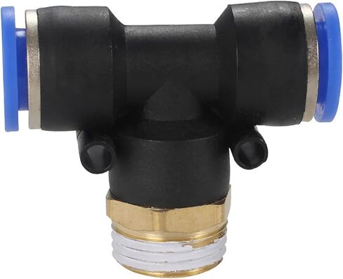 Pneumatic Regulator 4mm 6mm 8mm 10mm 12mm OD Hose Tube Adjust Valve Connector 1/8" 1/4" 3/8" 1/2" Thread 1Pcs(PB4-02) in Saudi Arabia