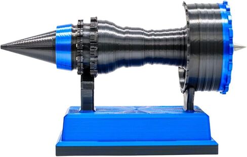 Miniature Miniature Trent 900 Turbofan Engine Model, 3D Printed Mechanical Model for Aviation Enthusiasts, Educational Science Toy & Gift – (12cm/4.8in) (Miniature) in Kuwait