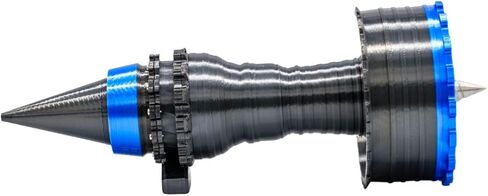 Miniature Miniature Trent 900 Turbofan Engine Model, 3D Printed Mechanical Model for Aviation Enthusiasts, Educational Science Toy & Gift – (12cm/4.8in) (Miniature) in Kuwait