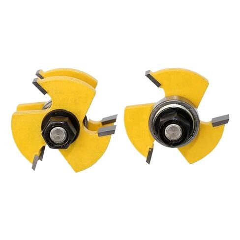 مجموعة 1/2 بوصة لقمة توجيه عرقوب T-Slot & T-Track، مجموعة قطع اللسان والأخدود، مجموعة لقم التوجيه in Kuwait