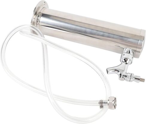 Single Tap Stainless Steel Draft Beer Tower 3 Inch Column Dispenser Kit Sturdy for Parties Pubs Restaurants Home Gatherings Beer Dispenser System in Saudi Arabia